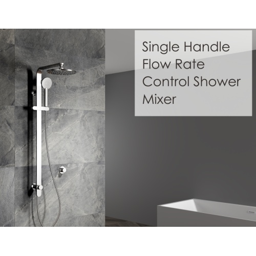Introducing innovative round shower column with single lever flow control shower faucet