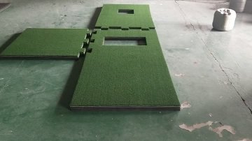 3D mat for golf simulator