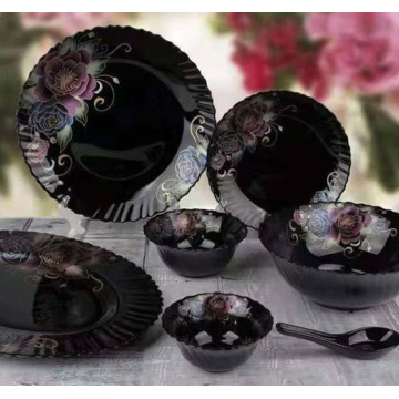 Ten Chinese Black Glass Tableware Suppliers Popular in European and American Countries