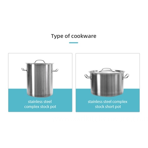 Pot à soupe en acier inoxydable avec petite poignée, conception unique mène la tendance de l'innovation des pots de cuisine