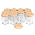 Classic 15oz Candle Jar Wall Candle Containers Empty Clear Thick Cups Holder Small Candle Jar with Lid1