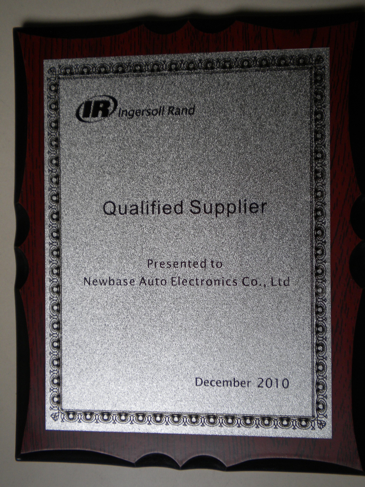 Qualified Supplier