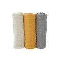Custom Bamboo Cotton Swaddle Blankets in Yellow Mustard for Newborns - Wholesale1