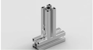  Intermediate connection mode of aluminum profile