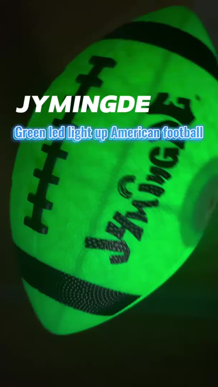 Grüne LED Light Up Glow American Football