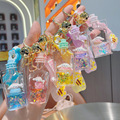 Cute Kawaii Cinnamoroll Liquid Keychain Accessories1