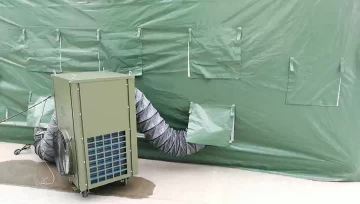 Portable air conditioner for tent