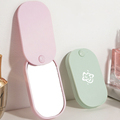 Wholesale Customized Small HD Portable Round-Cornered Rectangular Slide Cover Makeup Mirror1