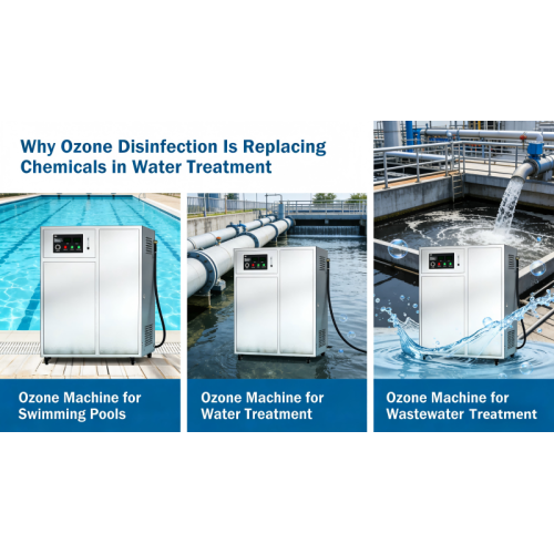 Por que a desinfecção com ozônio está substituindo os produtos químicos no tratamento de água