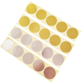 Gold Foil Embossed Steel Seals for Stamping - 6pcs 50mm DIY Adhesive Stickers1