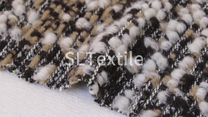 女性のスーツのためのウールモヘア混紡生地