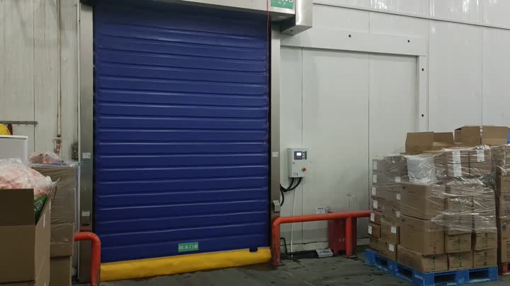 cold room high speed door with pull cord switch