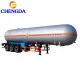 3 Axles 56,2m3 Manual Water LPG Tanker Trailers