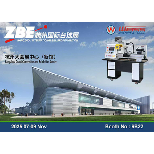 On November 7-9, 2025, Nanjing Weishun Machinery entered Hangzhou International Billiards Exhibition!