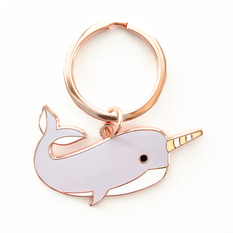 animal keychain metal