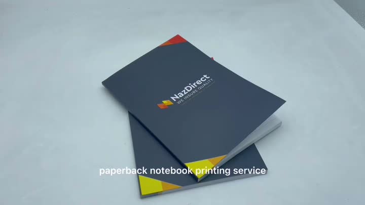 paperback notebook printing