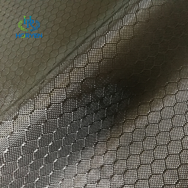 Hexagon carbon fiber fabric