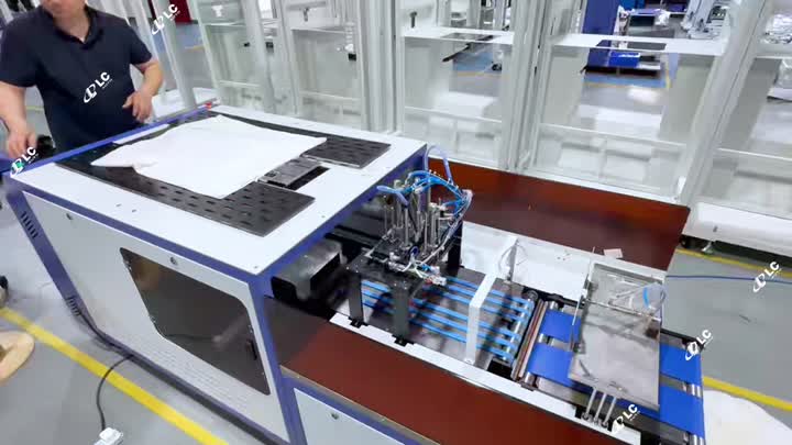 Double-layer Compact T-shirts Folding and Packing Machine