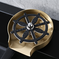 Hot Sale Stainless Steel Golden Automatic Brass High Pressure Cup Washer Sink Glass Rinser1
