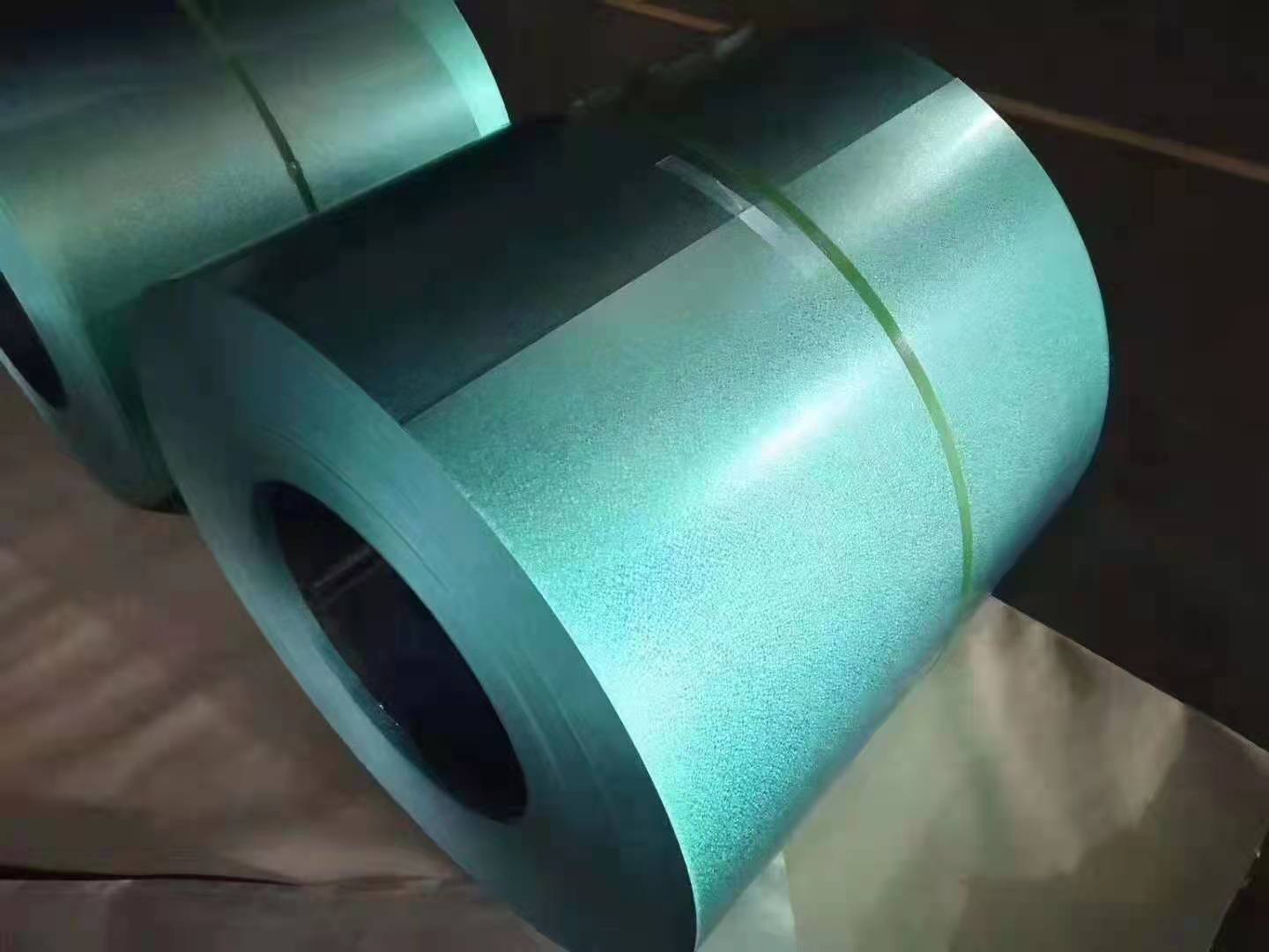 Blue galvanized steel coil