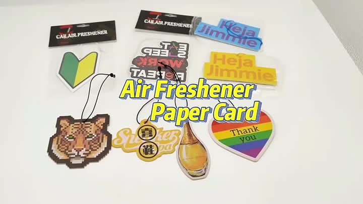 Auto hänkend Air Freshener patedéiert Pabeier _mp4