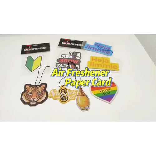 Car Hanging Air Freshener Scented Paper _mp4