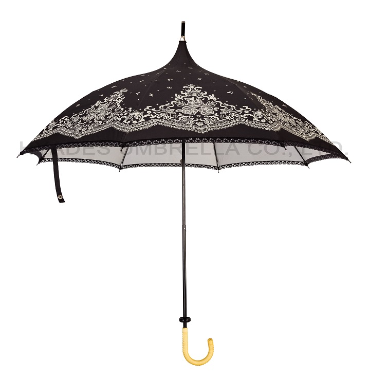 Women's Vintage Lace Pagoda Umbrella Parasol