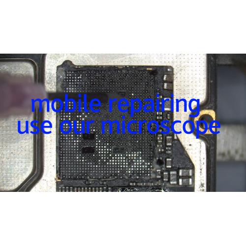 our microscope use in mobile repairing