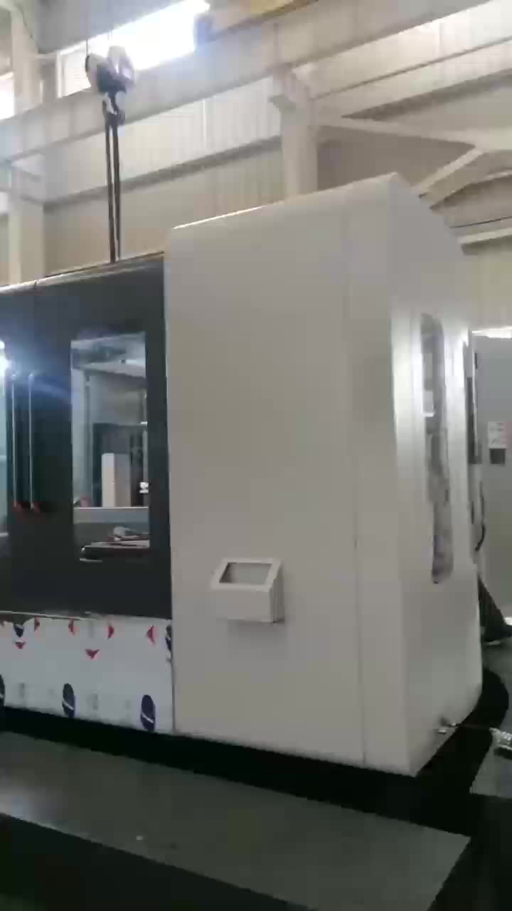 CNC क्षैतिज मशीनिंग सेंटर vmc63 का वेदियो