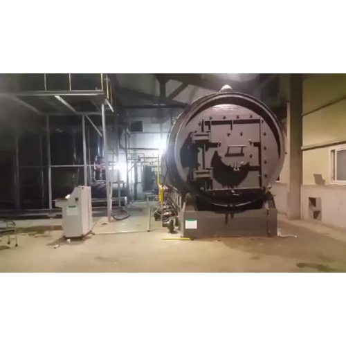 working pyrolysis machine 
