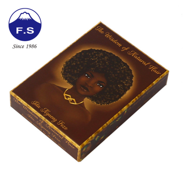 The Feature of Brown Fashionable Woman Hair Style Game Card Set