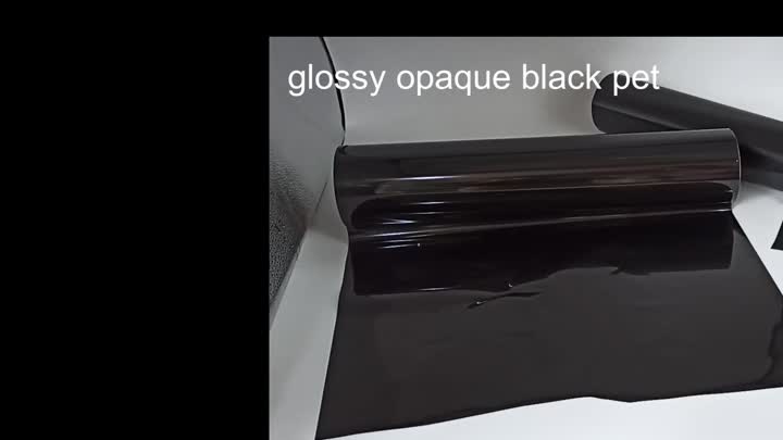 black PET film