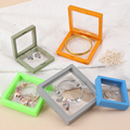 Logo personalizzato all&#39;ingrosso personalizzato 3D Sospensione trasparente PEDMI Film Candy Color Color Orecchini Orecchini Collana Anello Jewelry Box1