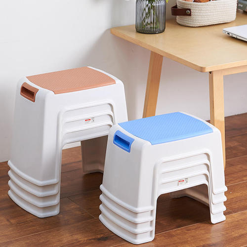 Lightweight Non Slip Plastic Step Stool for Home Use