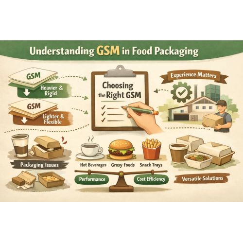 Alegerea GSM potrivită pentru pahare de hârtie și ambalaje alimentare
