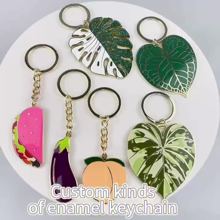 Keychain tersuai dengan logo