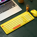 Hot Selling Wireless Keyboard and Mouse Combo with Ergonomic Concave Round Keycaps1