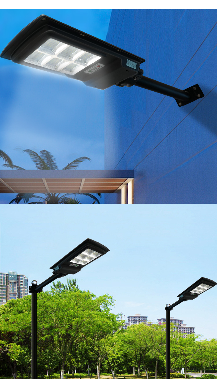 G-Lights High Effciency impermeabile Outdor Ip65 100W 150W integrato tutto in una luce stradale a led solare