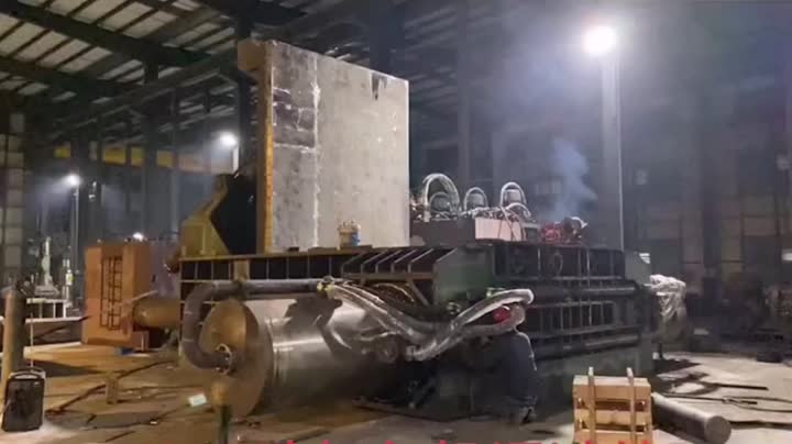 Bálter de compresa hidráulica de metal residual