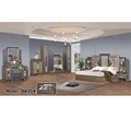 Turkish Luxury Custom Bedroom Set: High-Quality MDF Full/Queen King Size Modern Furniture 20241
