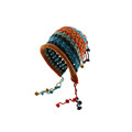 Women's Handmade Knitted Bowhead Hat with Tassel Ball Tie for Autumn-Winter Ear Protection1
