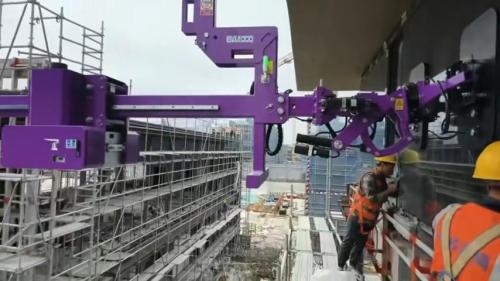 Cowest BVL-serie automatisch gebalanceerde glasinstallatiemachine voor installatie van overhangende dakranden