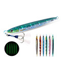 Fast Sinking Jigging Lures: 3D Japanese Style Metal Fish Lures (150g/180g)1