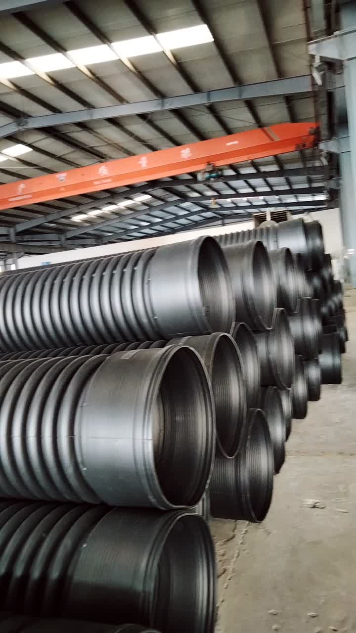 Tuyau ondulé à double paroi en PEHD