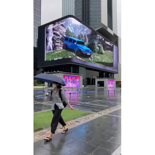 Affichage LED transparent 3D