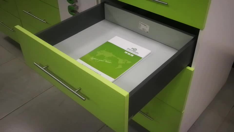 121 mm X-Box Slim Drawer Box mit weicher Schließkliebstoff Metall Schubladenbox für Küche1