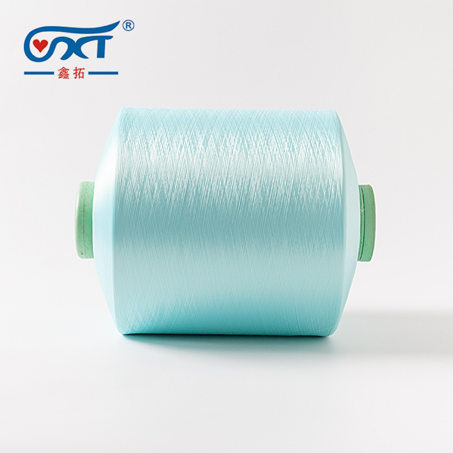 Light Green Soft Polyester Yarn 200D/96F DTY 100% Polyester Yarn