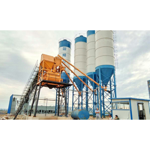 Cement silo 50T for concrete batching plant ---- loading