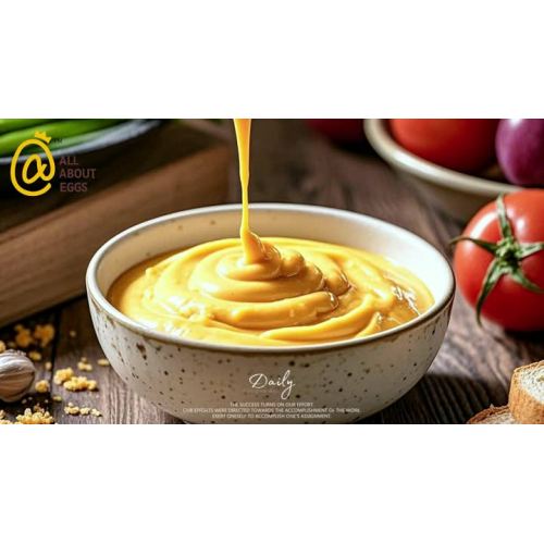 Molho de salada de gema de ovo salgado