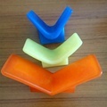 3 Inch Boat Wheel Trailer V Seat Yacht Accessories Yellow Base for Yacht Roller1